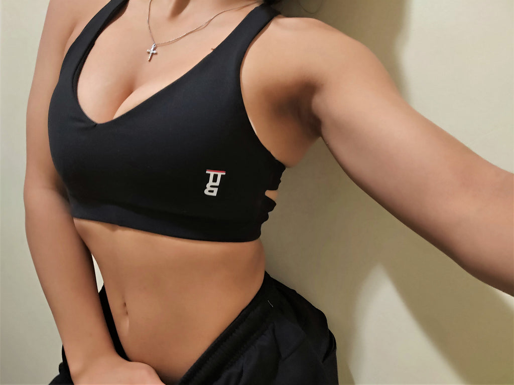 Black Royal Sports Bra