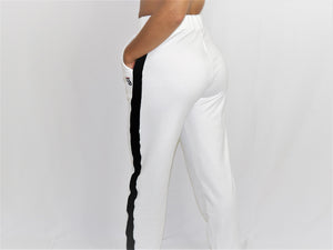 White Vibe Joggers