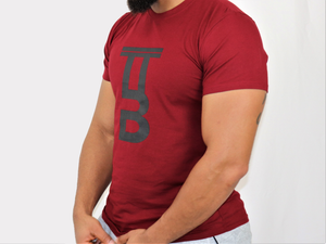 Burgundy "Motive" T-shirt