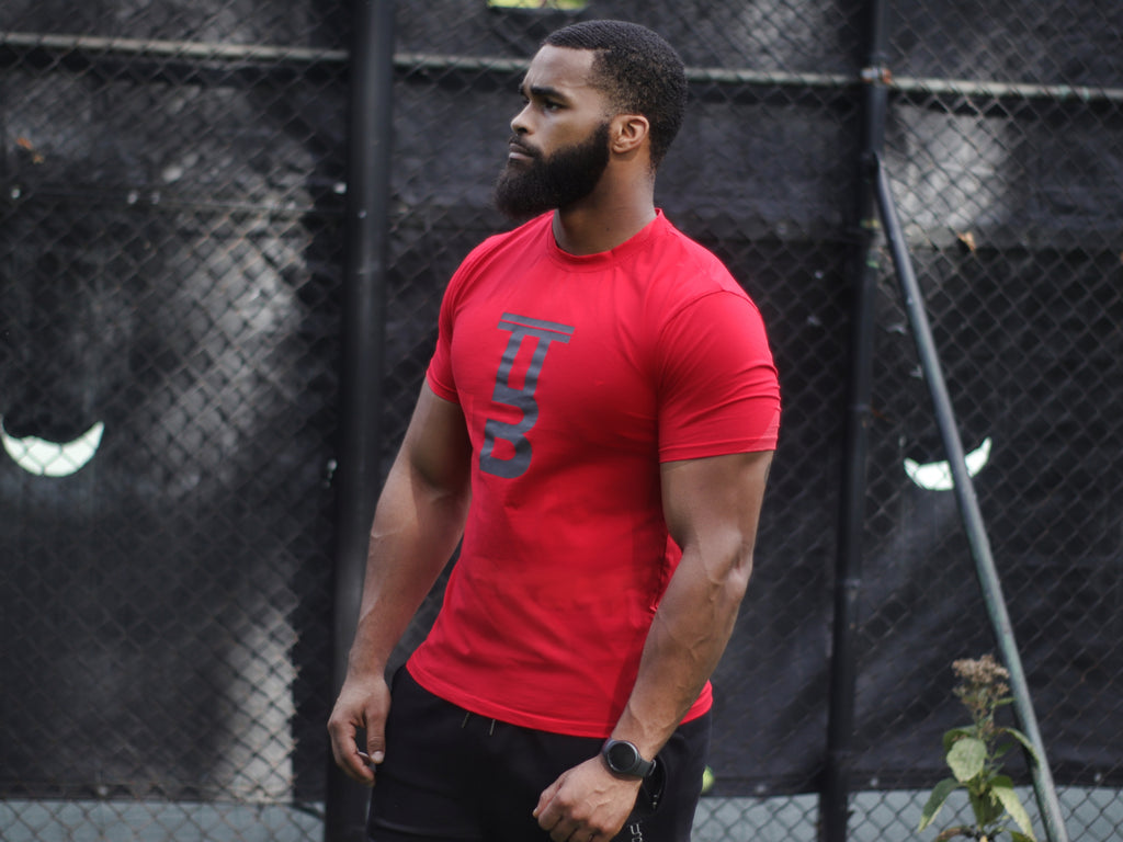 Red "Motive" T-shirt V2