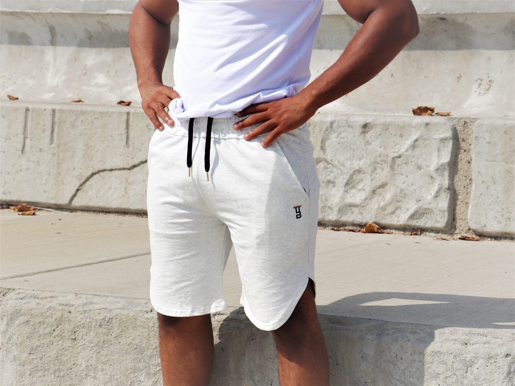 White Iron Shorts