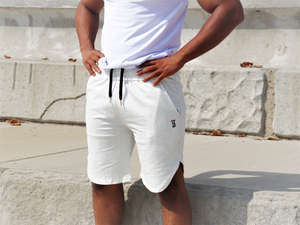 White Iron Shorts
